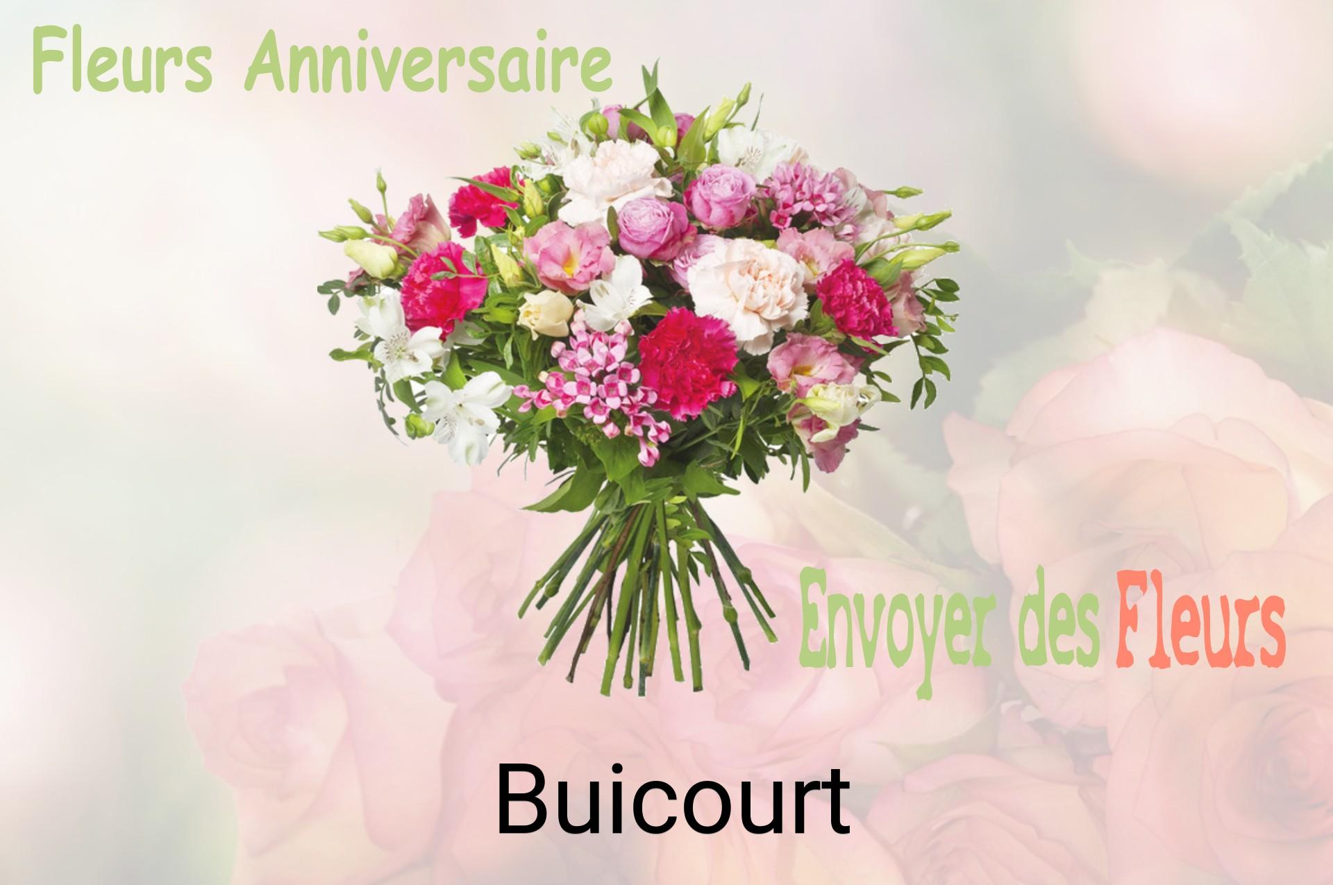 Bouquet de fleurs d’anniversaire livré à Buicourt