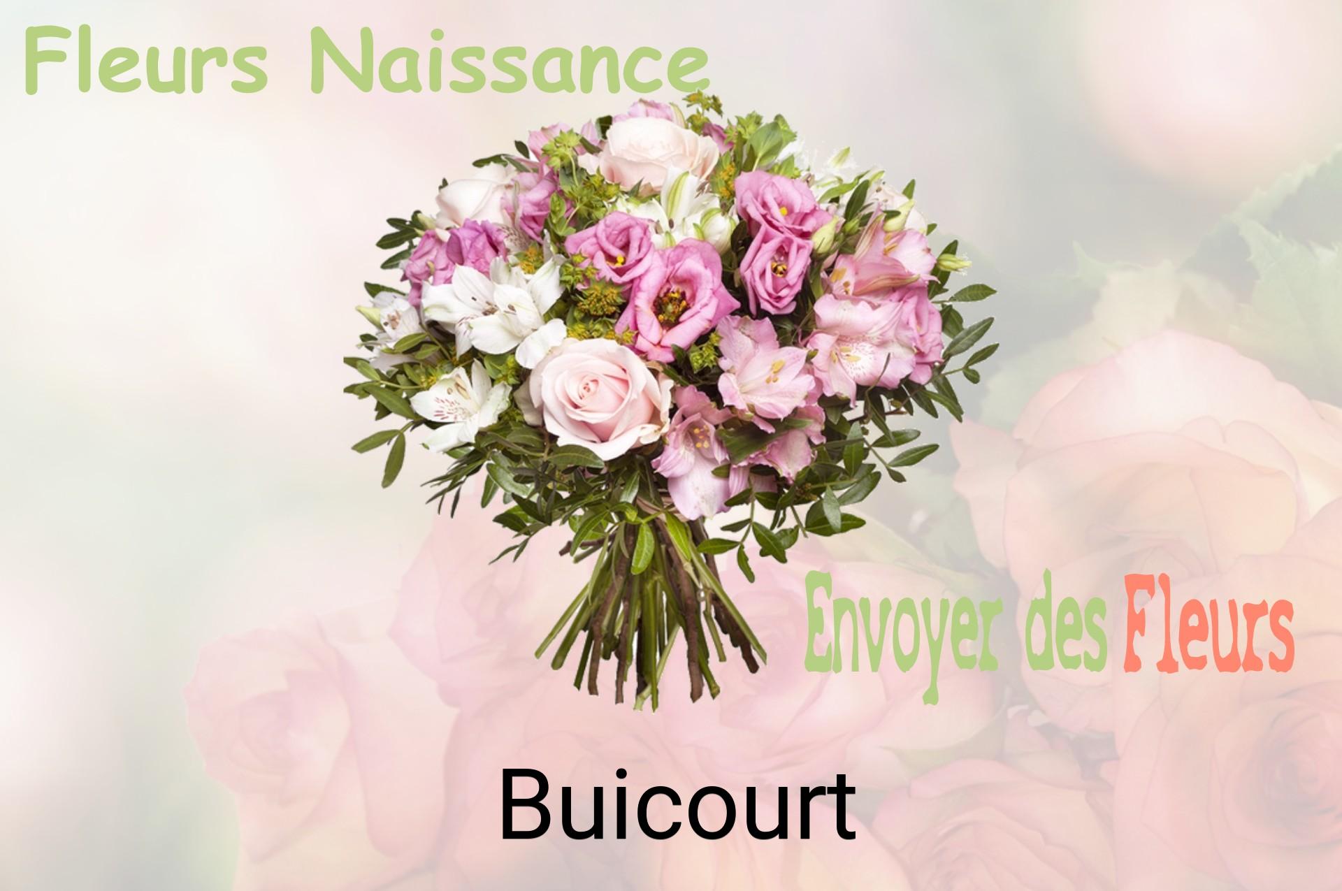 Bouquet de fleurs de naissance livré à Buicourt